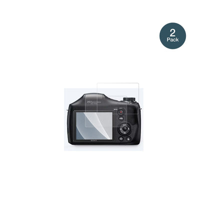 SonyDSC-H300 mit aufgebrachter dipos Panzerfolie, die lästige Fingerabdrücke minimiert