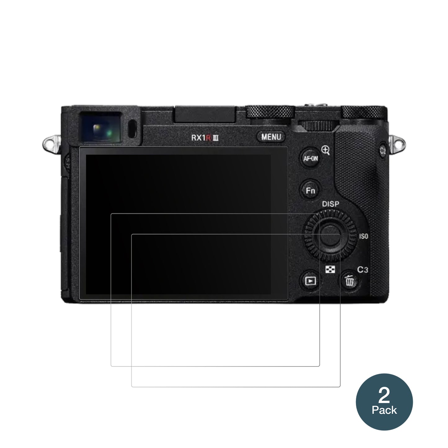 SonyRX1R III mit aufgebrachter dipos Panzerfolie, die lästige Fingerabdrücke minimiert