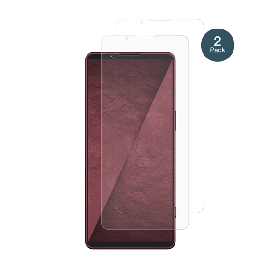SonyXperia 1 VIII mit aufgebrachter dipos Panzerfolie, die lästige Fingerabdrücke minimiert