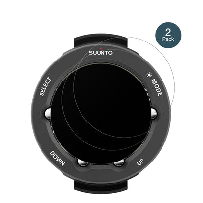 SuuntoVyper Novo mit aufgebrachter dipos Panzerfolie, die lästige Fingerabdrücke minimiert