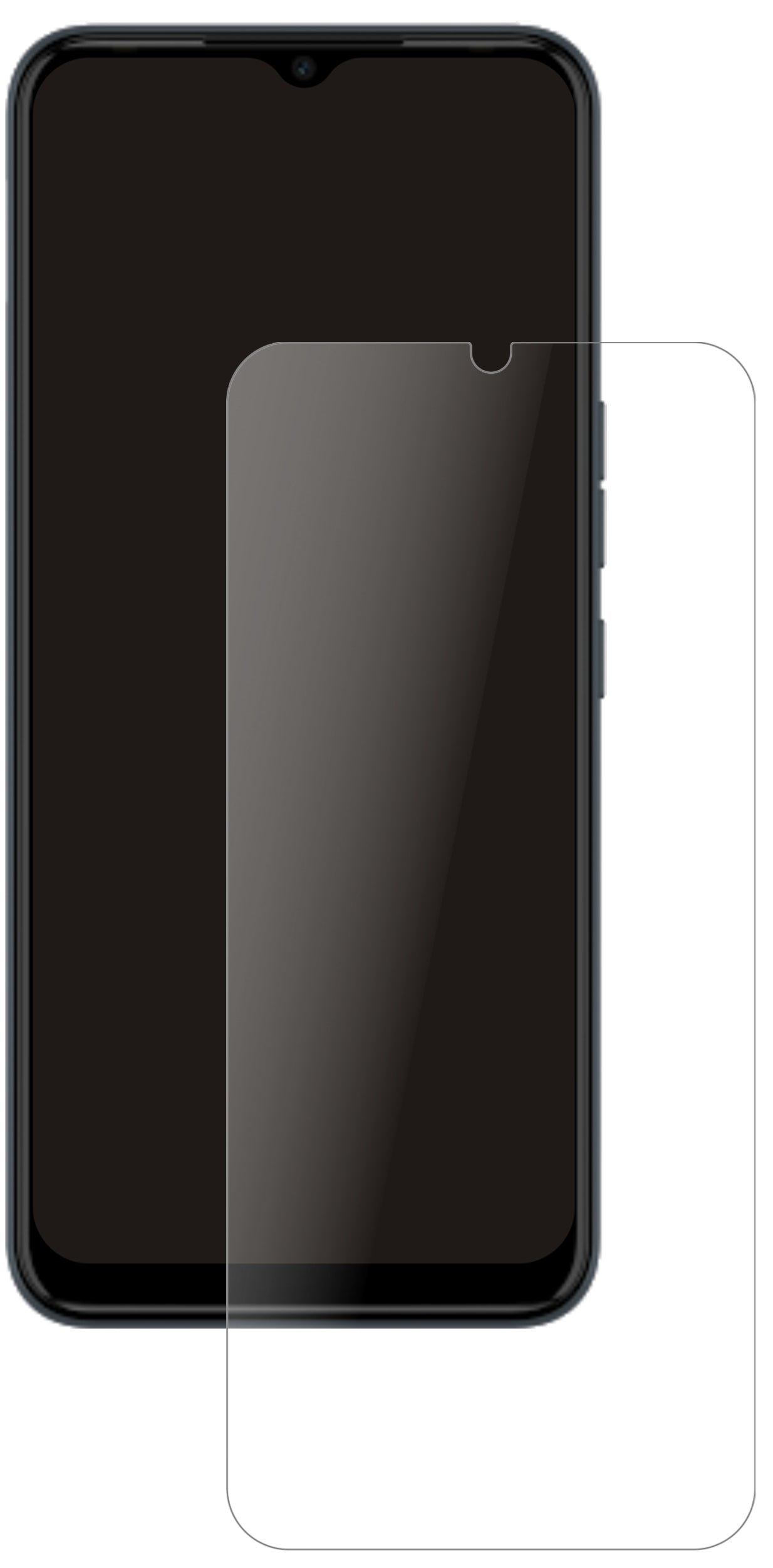 TecnoSpark 8 mit aufgebrachter dipos Panzerfolie, die lästige Fingerabdrücke minimiert