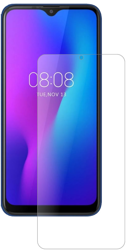 UlefonePower 6 mit aufgebrachter dipos Panzerfolie, die lästige Fingerabdrücke minimiert
