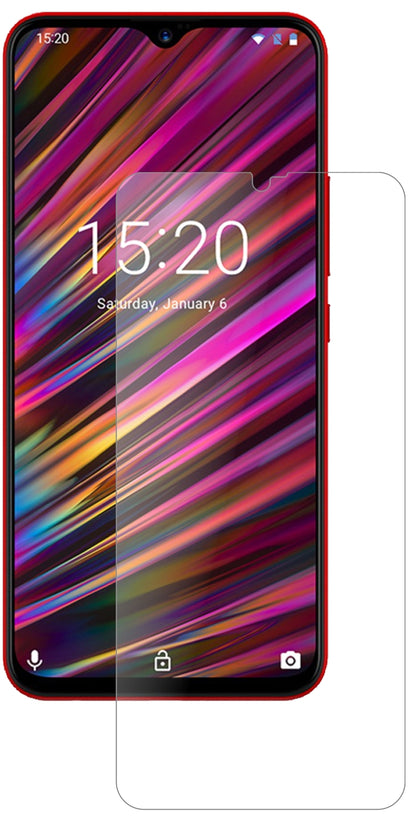 UmidigiF1 mit aufgebrachter dipos Panzerfolie, die lästige Fingerabdrücke minimiert