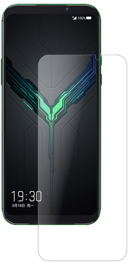 XiaomiBlack Shark 3S mit aufgebrachter dipos Panzerfolie, die lästige Fingerabdrücke minimiert