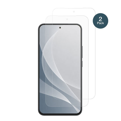 XiaomiPoco X8 mit aufgebrachter dipos Panzerfolie, die lästige Fingerabdrücke minimiert