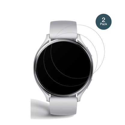 XiaomiWatch 2 mit aufgebrachter dipos Panzerfolie, die lästige Fingerabdrücke minimiert