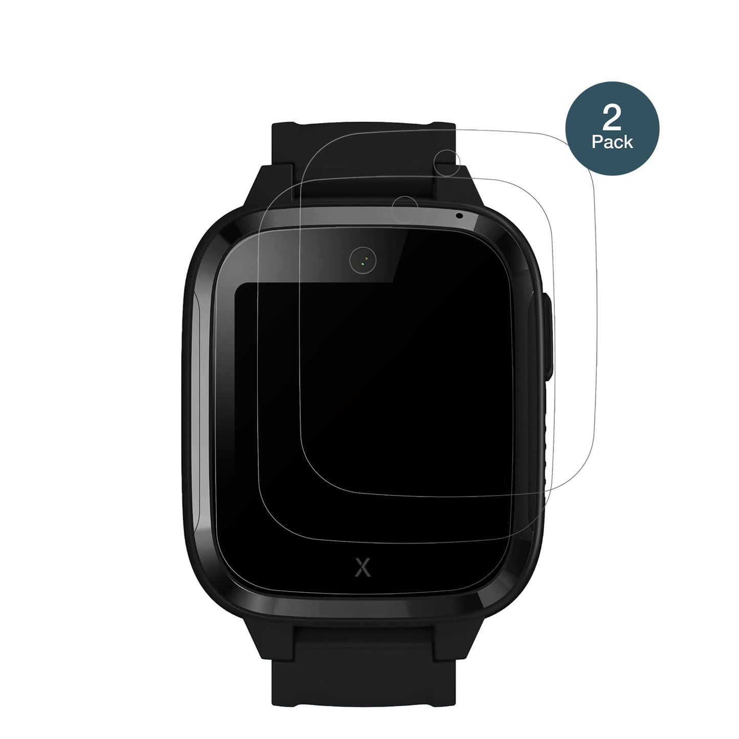 XPLORAKidzi Smartwatch mit aufgebrachter dipos Panzerfolie, die lästige Fingerabdrücke minimiert