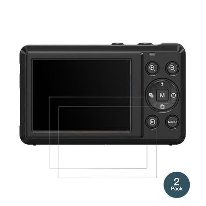 YiFuarDigitalkamera 64MP mit aufgebrachter dipos Panzerfolie, die lästige Fingerabdrücke minimiert