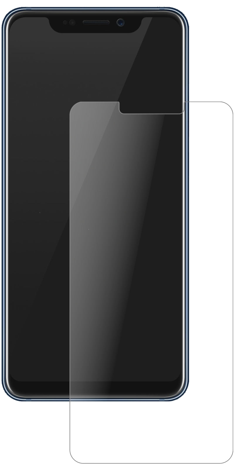 ZTEAxon 9 Pro mit aufgebrachter dipos Panzerfolie, die lästige Fingerabdrücke minimiert