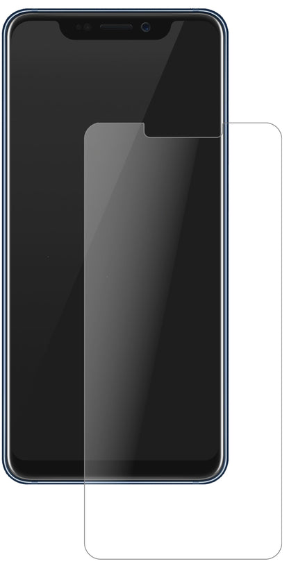 ZTEAxon 9 Pro mit aufgebrachter dipos Panzerfolie, die lästige Fingerabdrücke minimiert