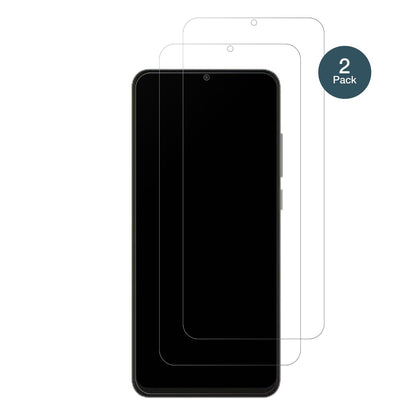 ZTEBlade A52 mit aufgebrachter dipos Panzerfolie, die lästige Fingerabdrücke minimiert
