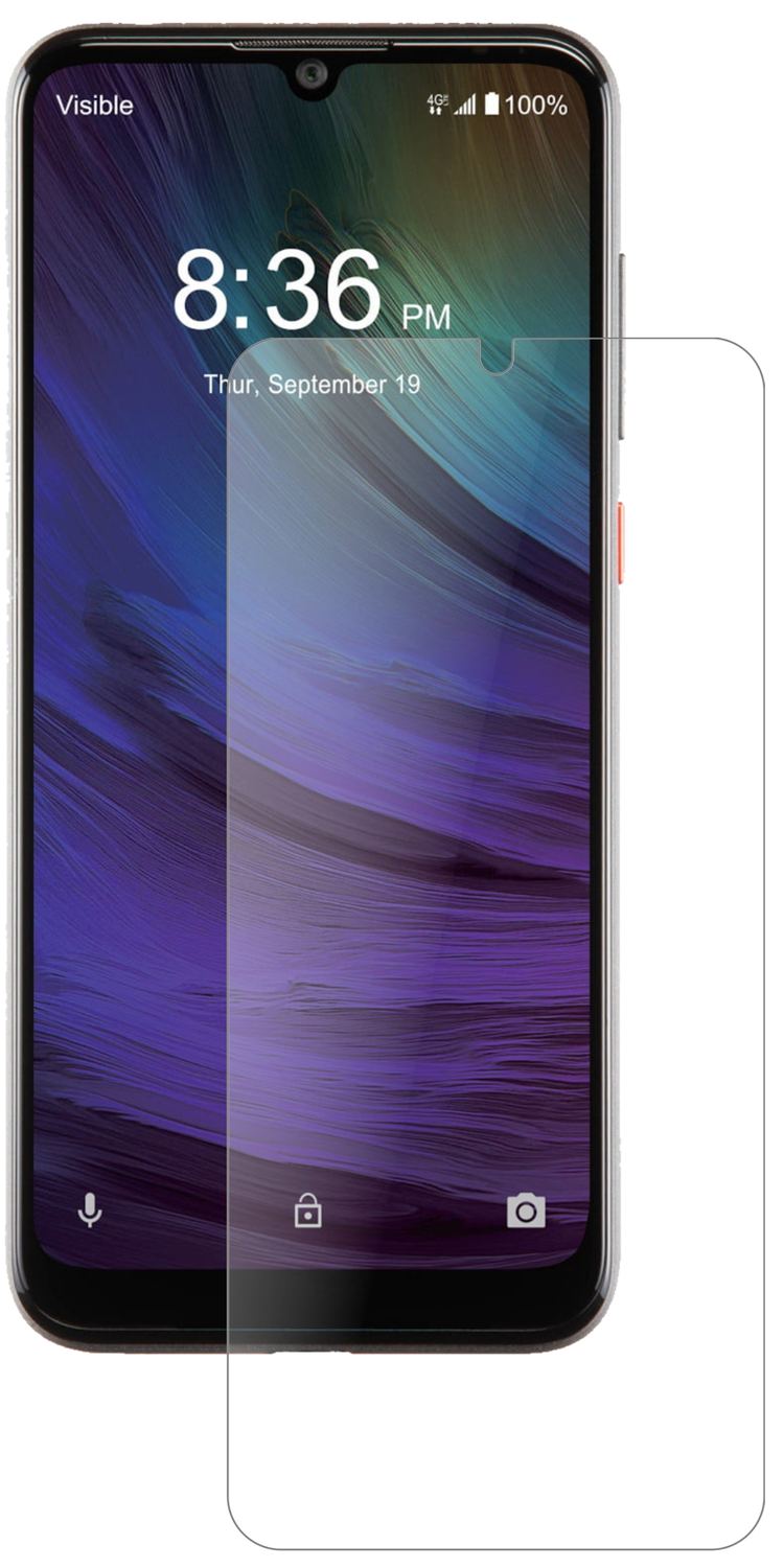 ZTEBlade A7 Prime mit aufgebrachter dipos Panzerfolie, die lästige Fingerabdrücke minimiert