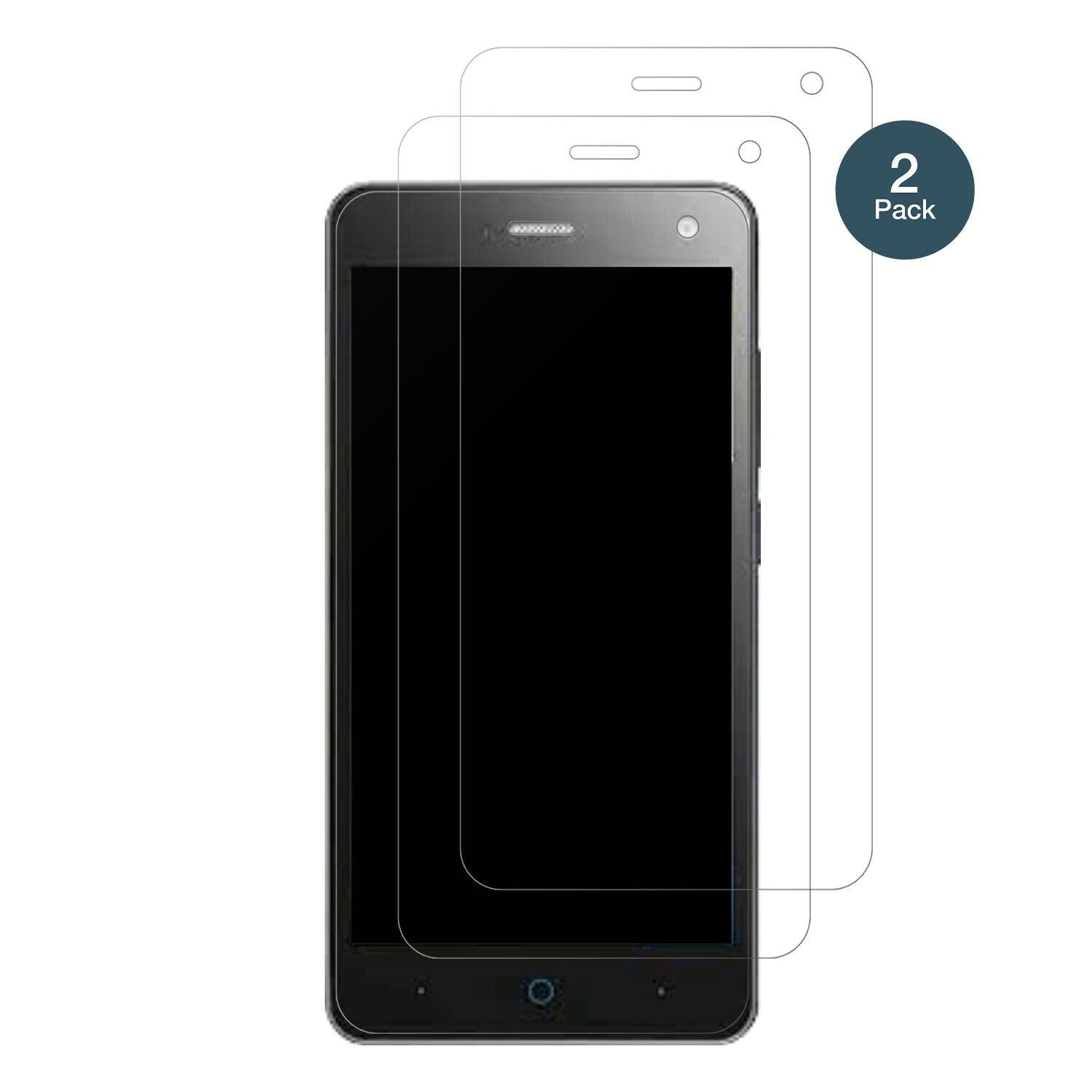 ZTEBlade L3 mit aufgebrachter dipos Panzerfolie, die lästige Fingerabdrücke minimiert