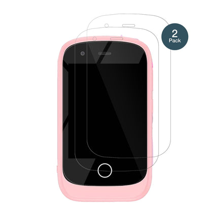 AlutoriaKinder Handy PH05 mit aufgebrachter dipos Flex Schutzfolie, glasklare Darstellung ohne Einschränkungen