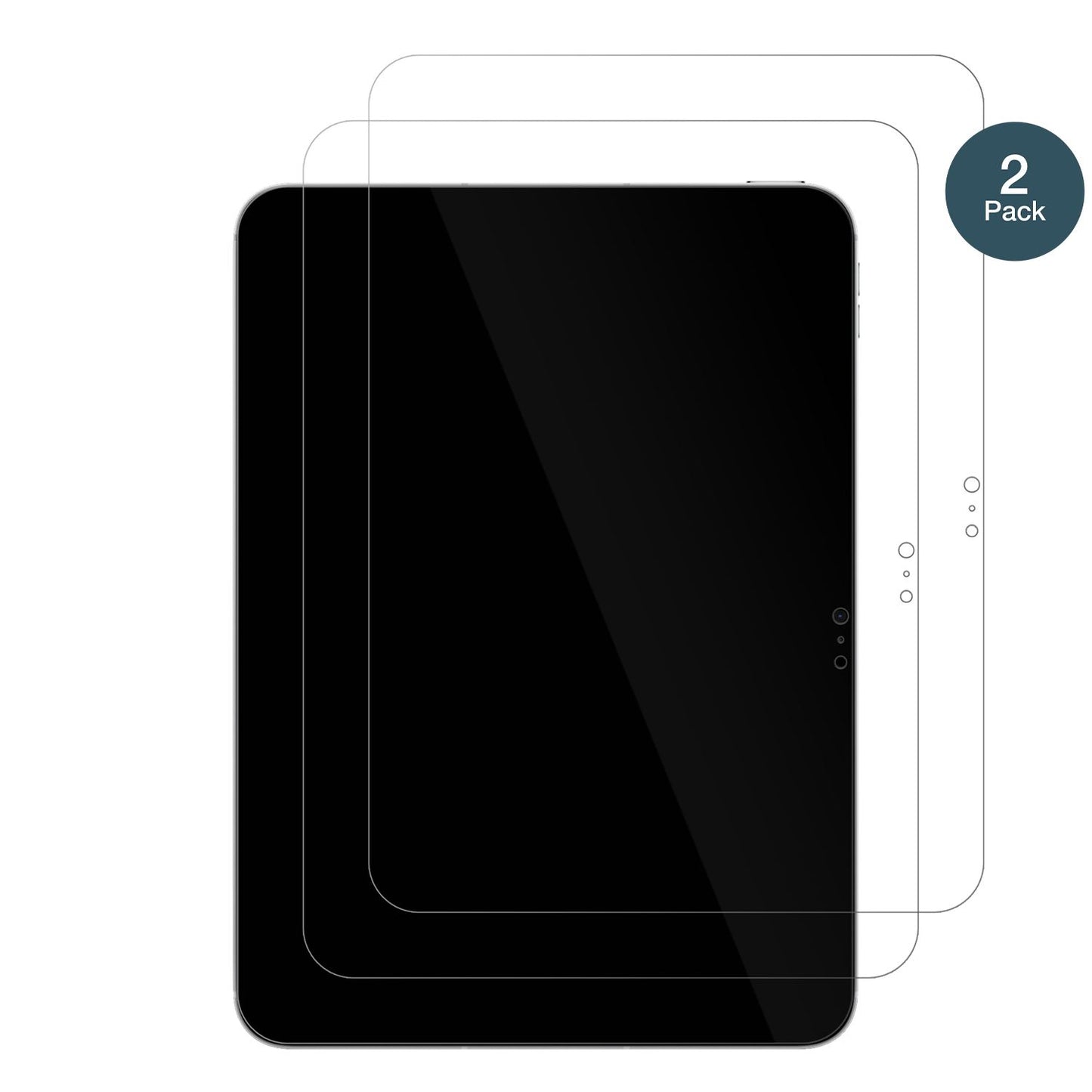 AppleiPad 10th Generation 10.9 2022 mit aufgebrachter dipos Flex Schutzfolie, glasklare Darstellung ohne Einschränkungen