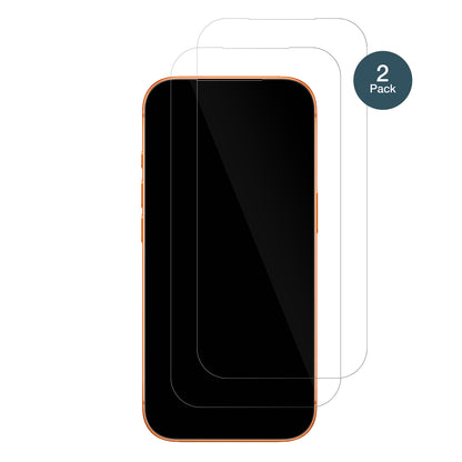 AppleiPhone 17 Pro Max mit aufgebrachter dipos Flex Schutzfolie, glasklare Darstellung ohne Einschränkungen