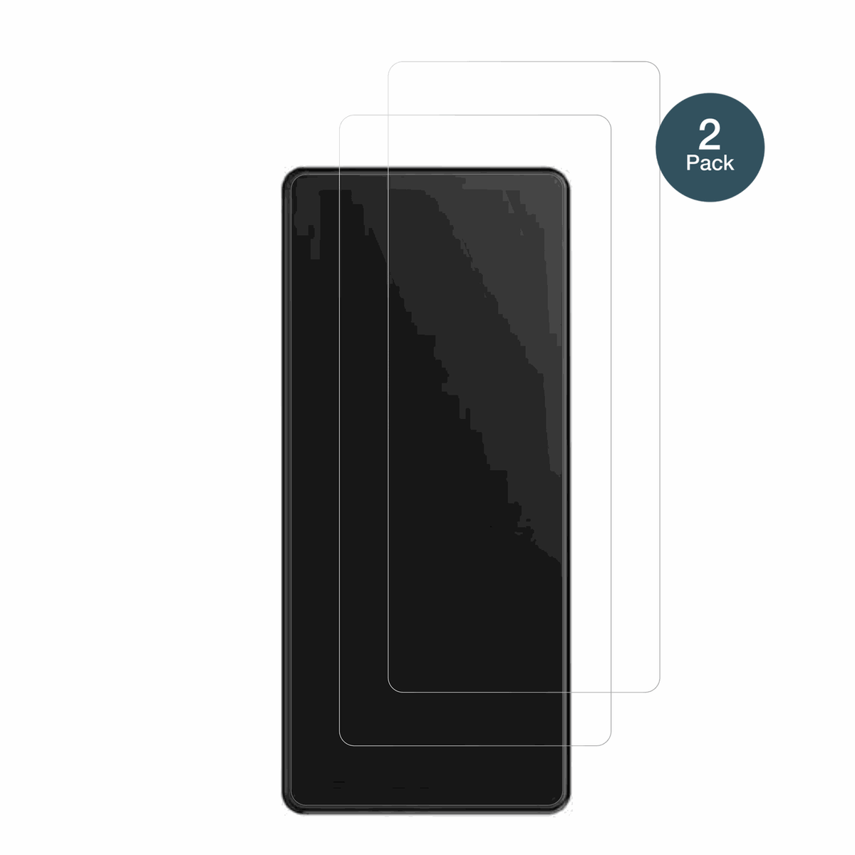 CarpodGoT3 Pro 8.9 mit aufgebrachter dipos Flex Schutzfolie, glasklare Darstellung ohne Einschränkungen