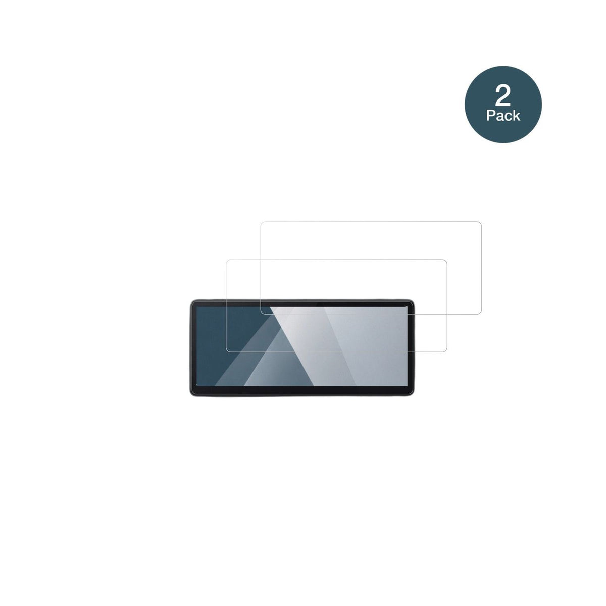 2x Screen Protector for CarpodGo T4 Plus Flexible Glass 9H dipos