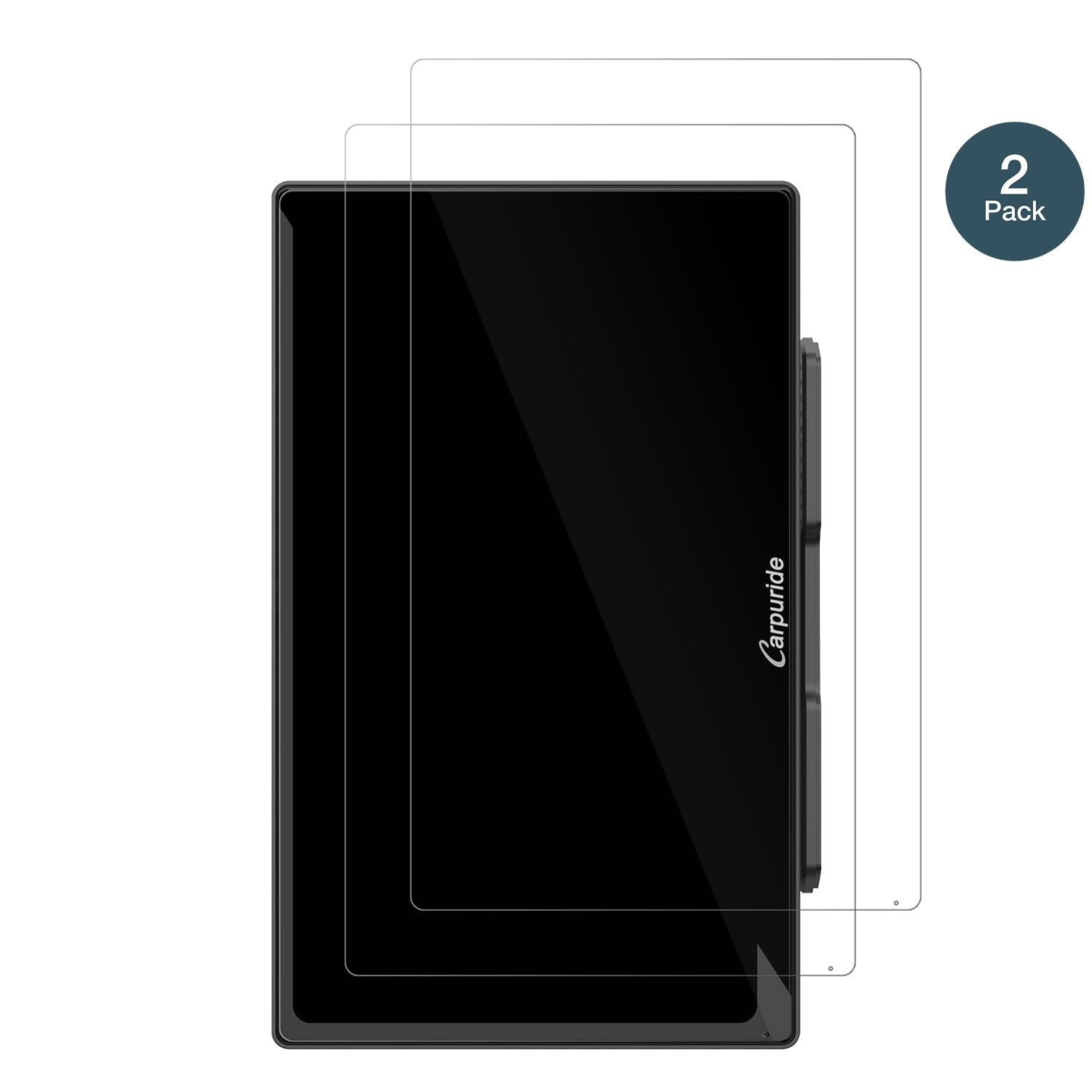 CarpurideW901 Plus 9 Zoll mit aufgebrachter dipos Flex Schutzfolie, glasklare Darstellung ohne Einschränkungen