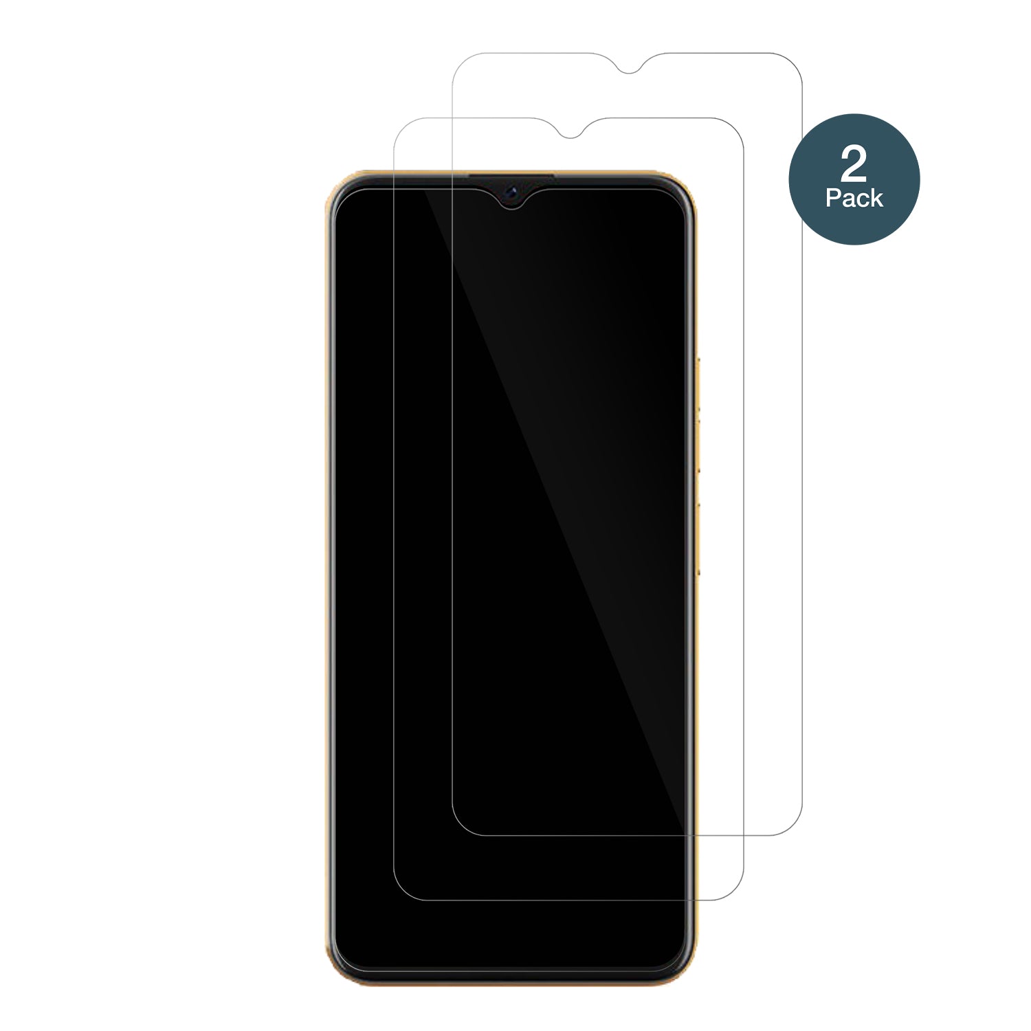 CoolpadCool 20 Pro mit aufgebrachter dipos Flex Schutzfolie, glasklare Darstellung ohne Einschränkungen