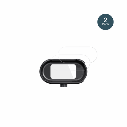 CossifyHW0612 Mini Action-Cam mit aufgebrachter dipos Flex Schutzfolie, glasklare Darstellung ohne Einschränkungen