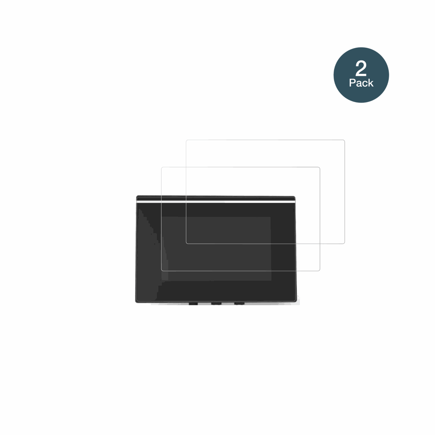 CrossControlCCpilot V700 mit aufgebrachter dipos Flex Schutzfolie, glasklare Darstellung ohne Einschränkungen