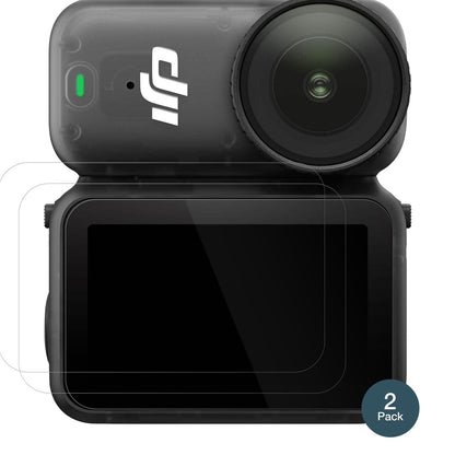 DJIOsmo Nano mit aufgebrachter dipos Flex Schutzfolie, glasklare Darstellung ohne Einschränkungen