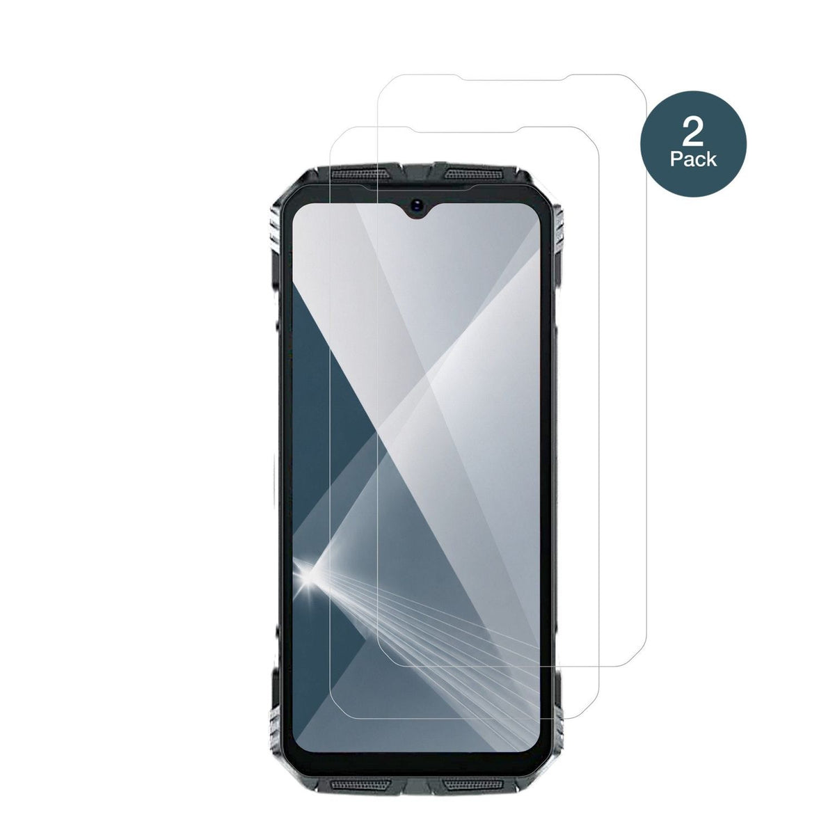 2x Screen Protector for Doogee S118 Plus Flexible Glass 9H dipos