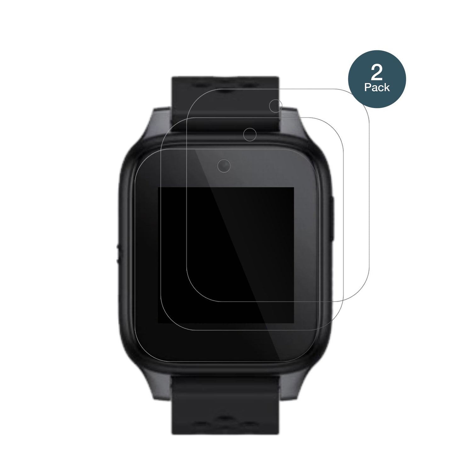 FamilyWatch MT46 mit aufgebrachter dipos Flex Schutzfolie, glasklare Darstellung ohne Einschränkungen