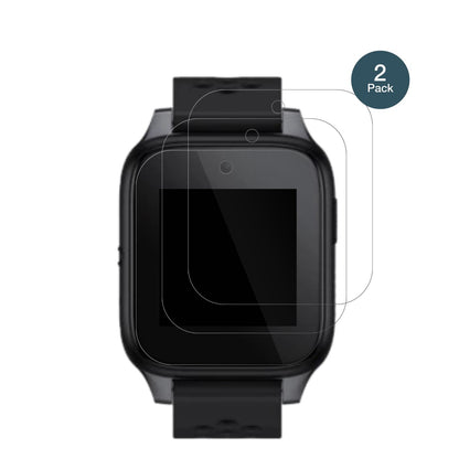 FamilyWatch MT46 mit aufgebrachter dipos Flex Schutzfolie, glasklare Darstellung ohne Einschränkungen