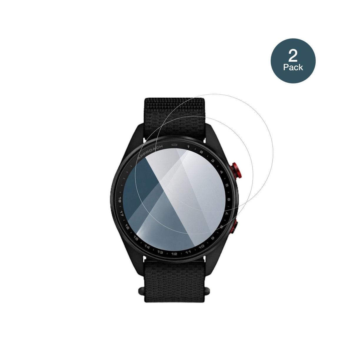 2x Screen Protector for Garmin Approach S72 47mm Flexible Glass 9H dipos
