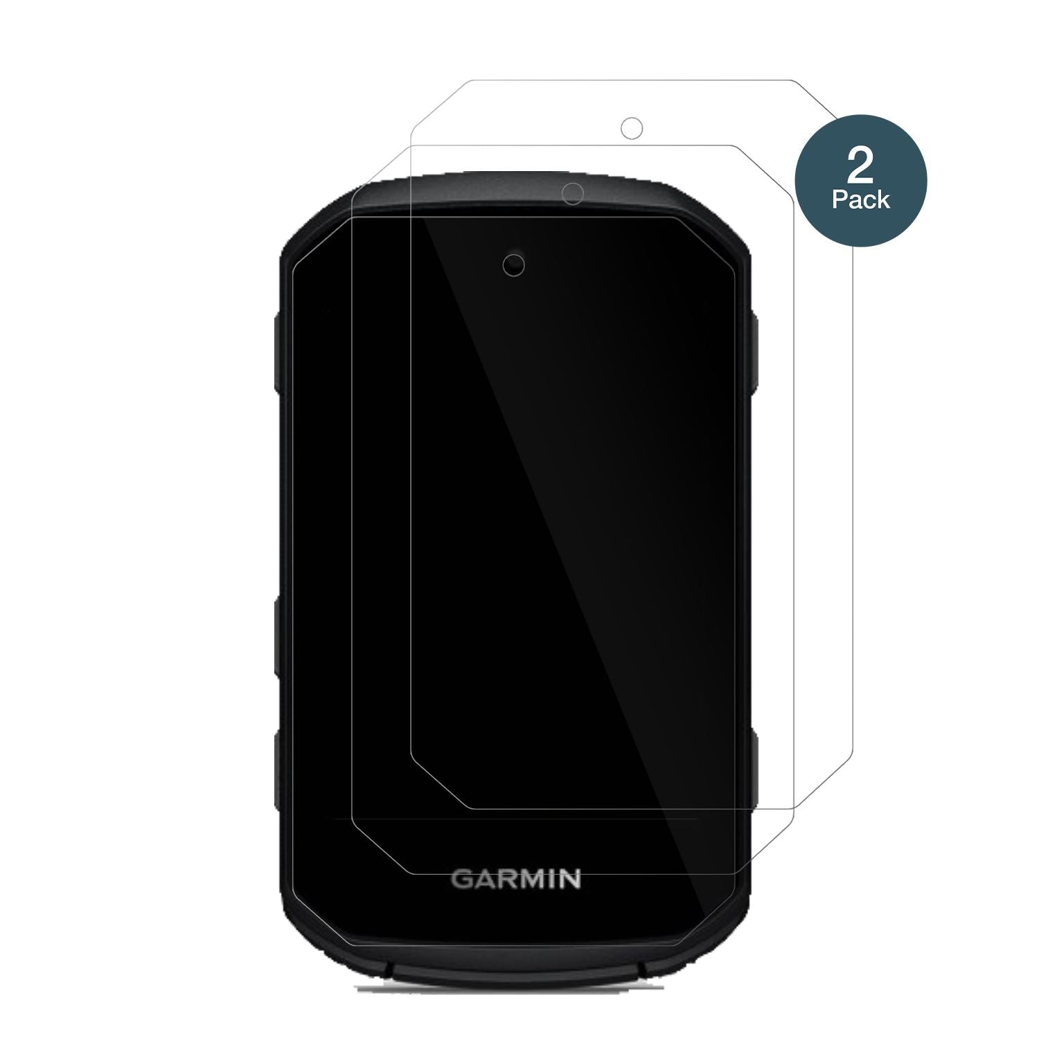 GarminEdge 550 mit aufgebrachter dipos Flex Schutzfolie, glasklare Darstellung ohne Einschränkungen