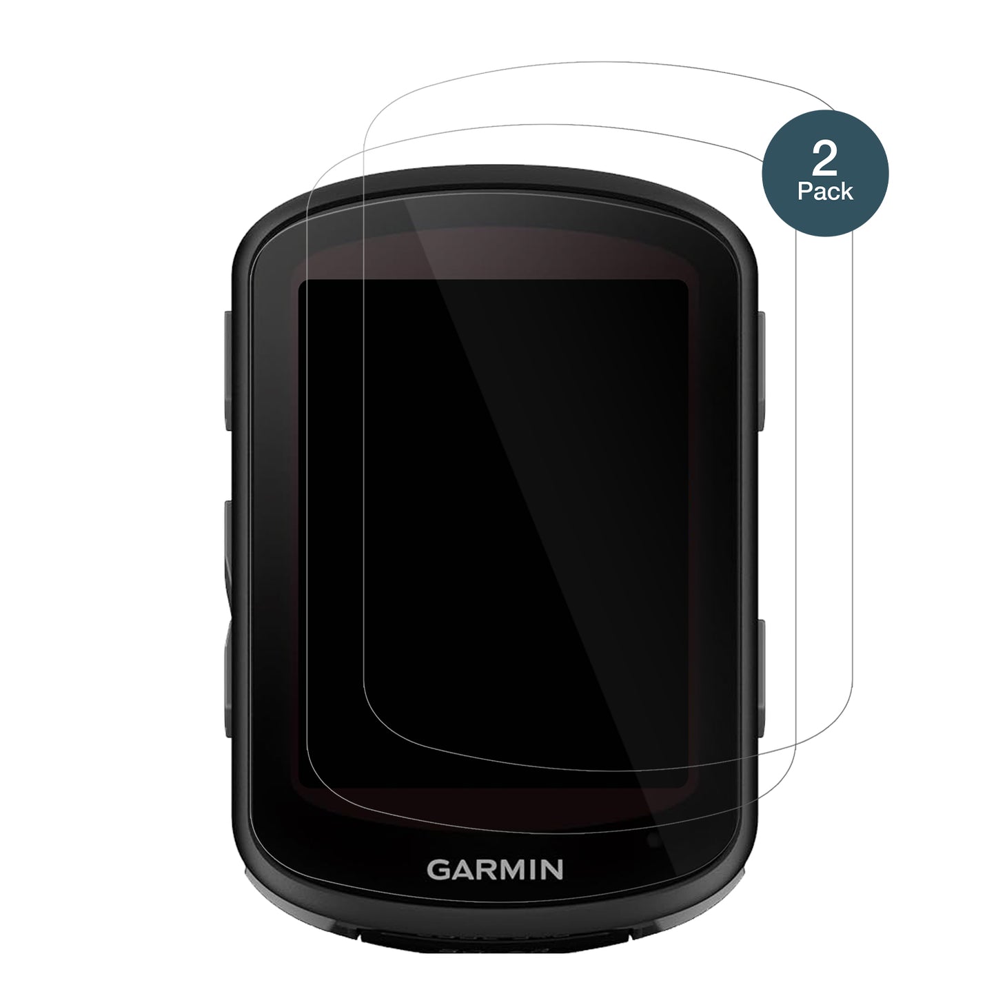 GarminEdge 840 mit aufgebrachter dipos Flex Schutzfolie, glasklare Darstellung ohne Einschränkungen