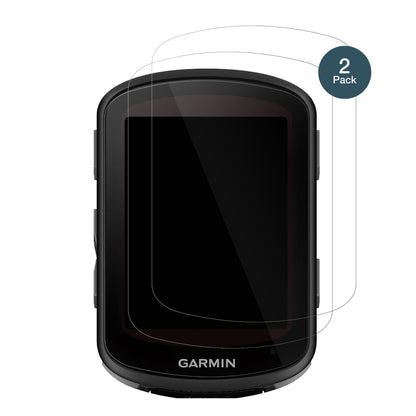 GarminEdge 840 mit aufgebrachter dipos Flex Schutzfolie, glasklare Darstellung ohne Einschränkungen