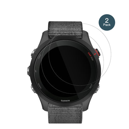 GarminForerunner 255 mit aufgebrachter dipos Flex Schutzfolie, glasklare Darstellung ohne Einschränkungen
