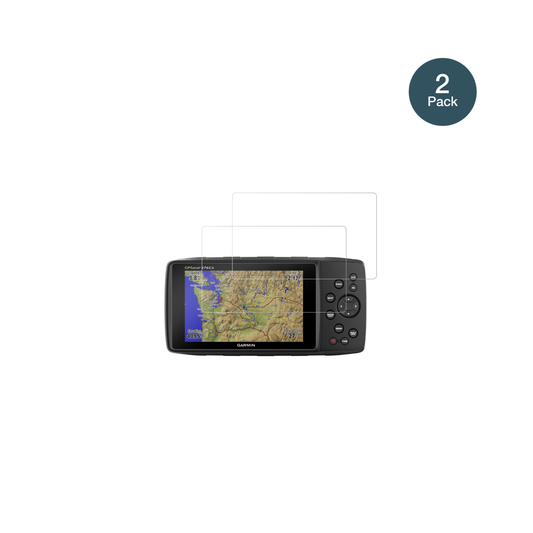 GarminGPSMAP 276Cx mit aufgebrachter dipos Flex Schutzfolie, glasklare Darstellung ohne Einschränkungen