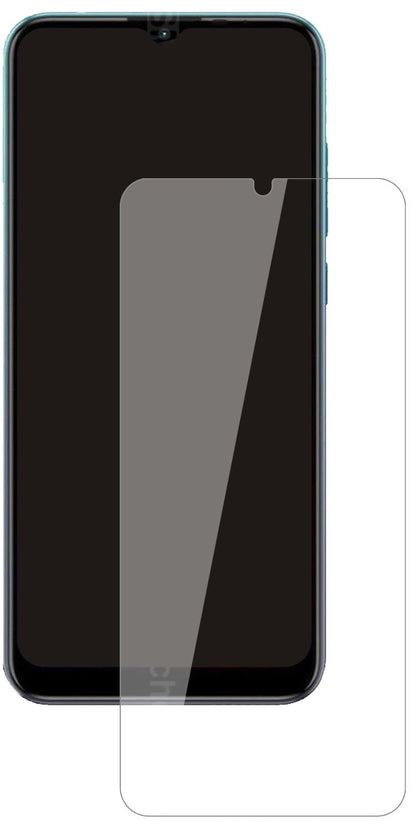 GioneeS12 Lite mit aufgebrachter dipos Flex Schutzfolie, glasklare Darstellung ohne Einschränkungen