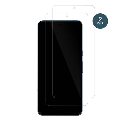 GooglePixel 8 Pro mit aufgebrachter dipos Flex Schutzfolie, glasklare Darstellung ohne Einschränkungen