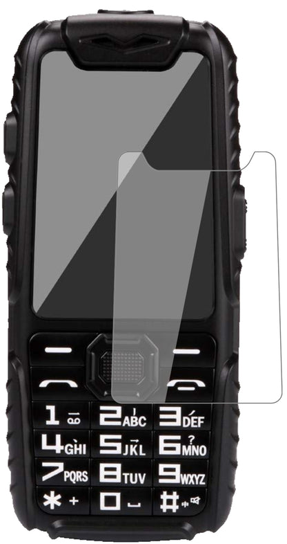 GuophoneA6 mit aufgebrachter dipos Flex Schutzfolie, glasklare Darstellung ohne Einschränkungen