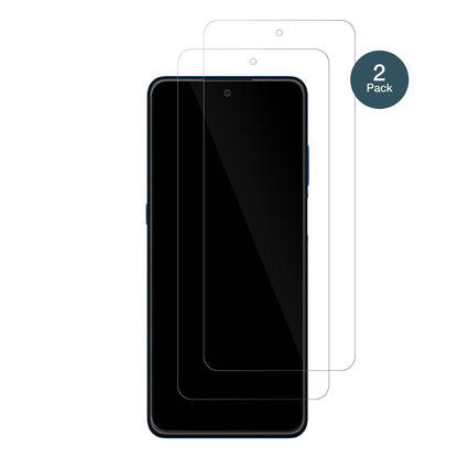 HisenseInfinity H60 Lite mit aufgebrachter dipos Flex Schutzfolie, glasklare Darstellung ohne Einschränkungen