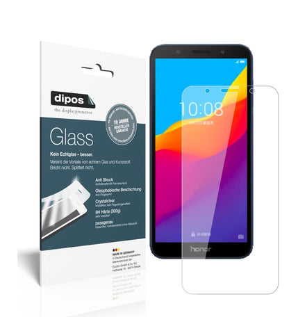 Honor7 play mit aufgebrachter dipos Flex Schutzfolie, glasklare Darstellung ohne Einschränkungen