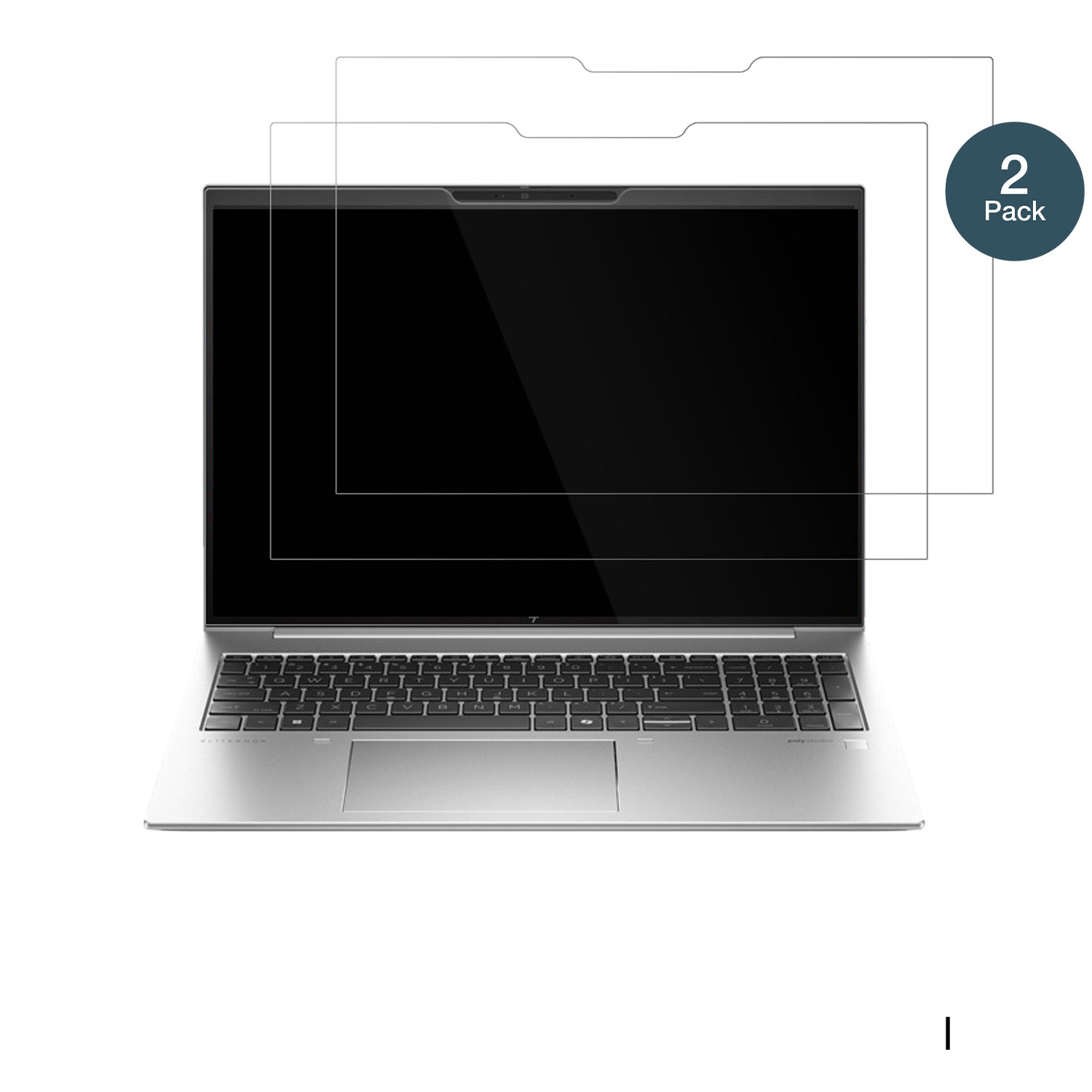 HPEliteBook 860 G11 16 Zoll mit aufgebrachter dipos Flex Schutzfolie, glasklare Darstellung ohne Einschränkungen