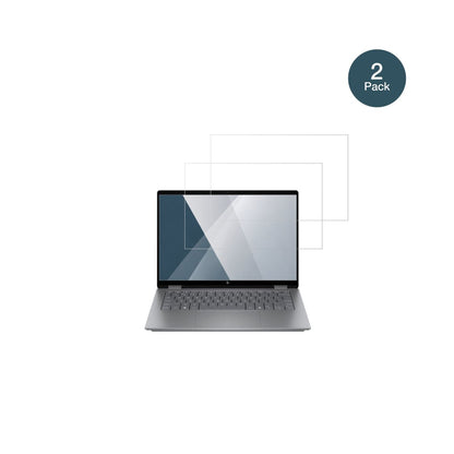 HPOmniBook X Flip 14-fk0773ng mit aufgebrachter dipos Flex Schutzfolie, glasklare Darstellung ohne Einschränkungen