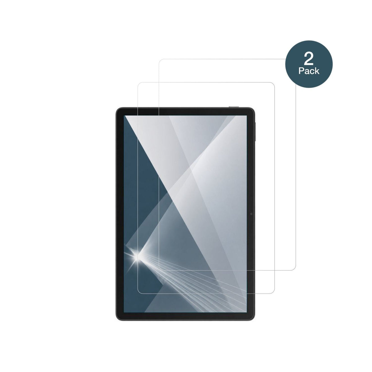 HTCTab A101 Plus mit aufgebrachter dipos Flex Schutzfolie, glasklare Darstellung ohne Einschränkungen