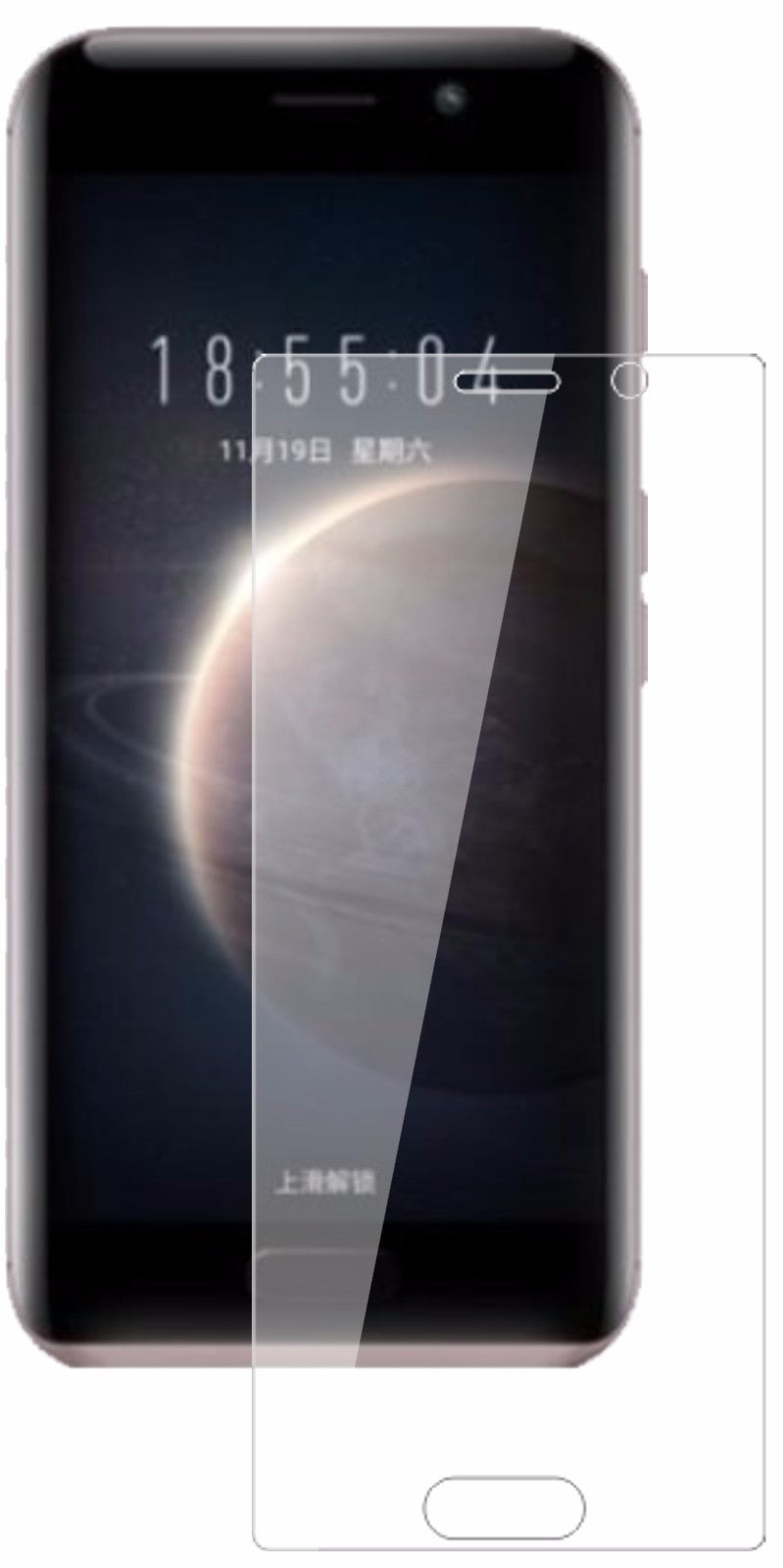 HuaweiHonor Magic mit aufgebrachter dipos Flex Schutzfolie, glasklare Darstellung ohne Einschränkungen
