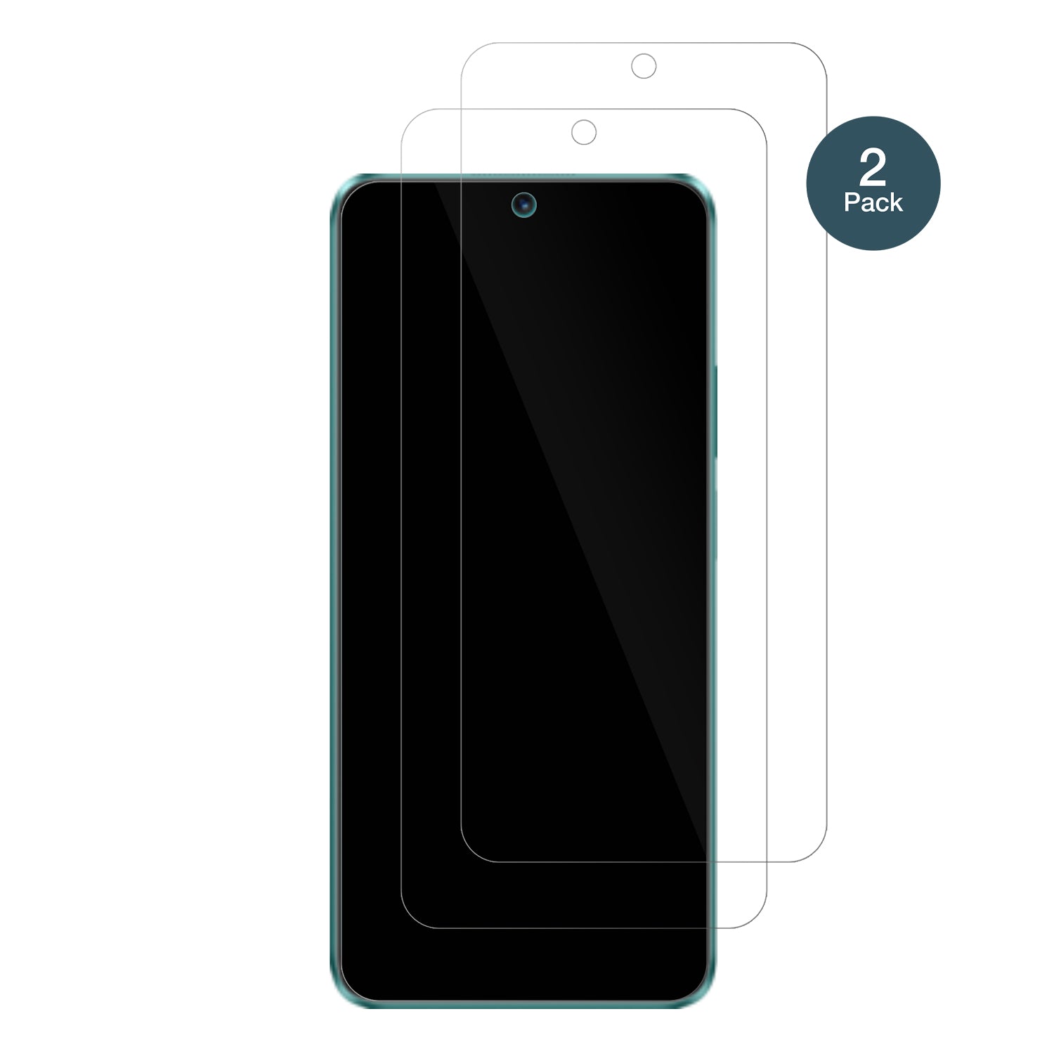 HuaweiNova 12i mit aufgebrachter dipos Flex Schutzfolie, glasklare Darstellung ohne Einschränkungen