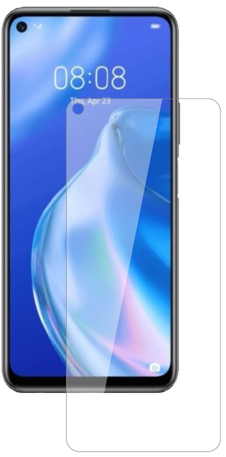 Huaweinova 7 SE mit aufgebrachter dipos Flex Schutzfolie, glasklare Darstellung ohne Einschränkungen