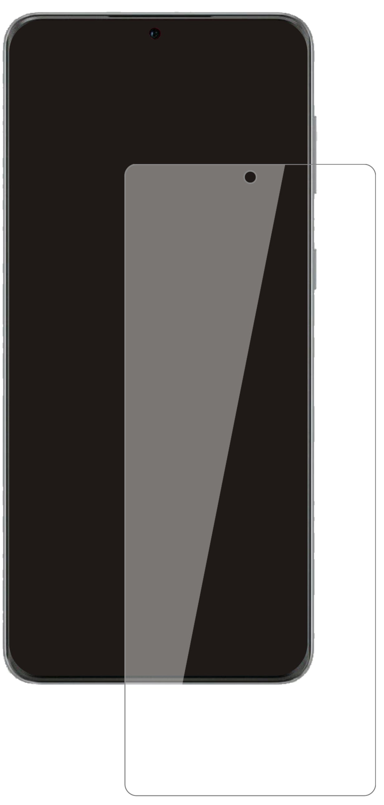 HuaweiP50 mit aufgebrachter dipos Flex Schutzfolie, glasklare Darstellung ohne Einschränkungen