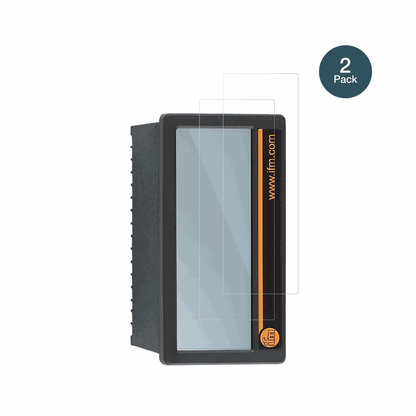 ifmDX2045 mit aufgebrachter dipos Flex Schutzfolie, glasklare Darstellung ohne Einschr�nkungen
