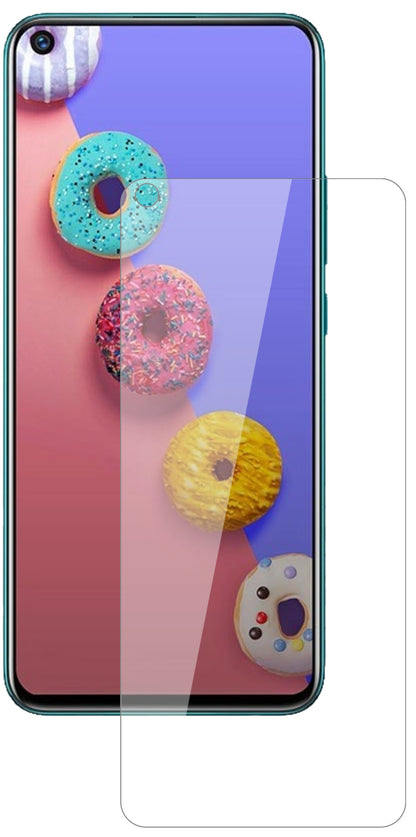 InfinixS5 mit aufgebrachter dipos Flex Schutzfolie, glasklare Darstellung ohne Einschränkungen